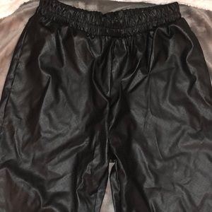 Straight Leg Black Pants